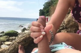 Секс-шоу на пляже