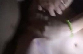 Секс в полумраке со своей крошкой
