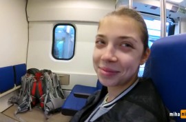 Ника берет в рот в поезде